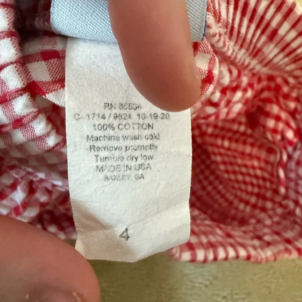 The Bailey Boy’s Red Gingham Boy’s Shorts